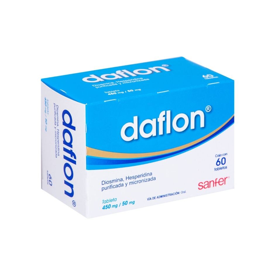Daflon 450mg + 50mg, caixa com 30 comprimidos revestidos - Servier