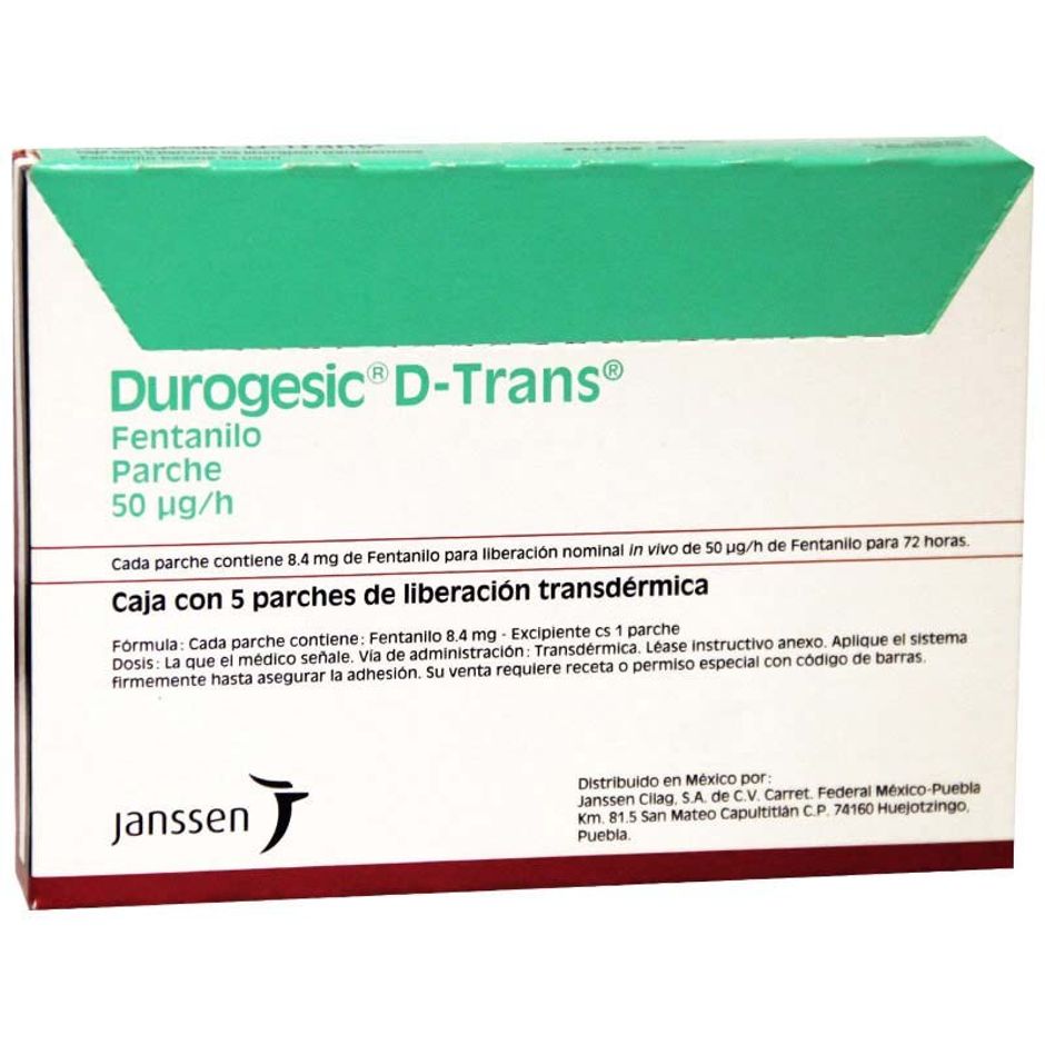 Durogesic 50mcg Janssen - Johnson & Johnson 5 Adesivos Transdérmicos com o  Melhor Preço é no Zoom
