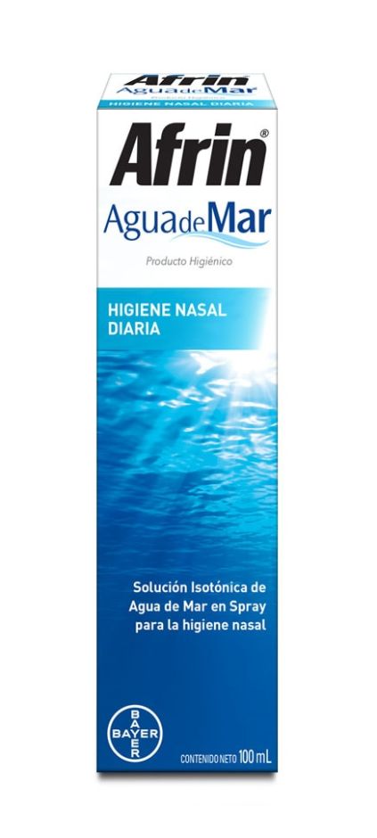 Afrin Agua de Mar Higiene Nasal Diaria, 100 ml.